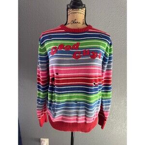 Chucky Good Guy torn sweater size large - Spirit Halloween